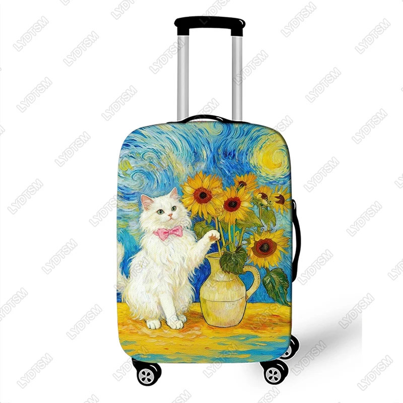 Oil Painting Black Cat  Van Go - Travel Van Accessories review and price