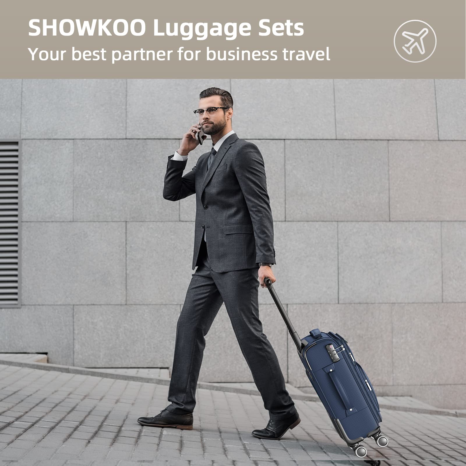 SHOWKOO Luggage Sets 3 Piece S - Luggage Wheel Replacement review and price