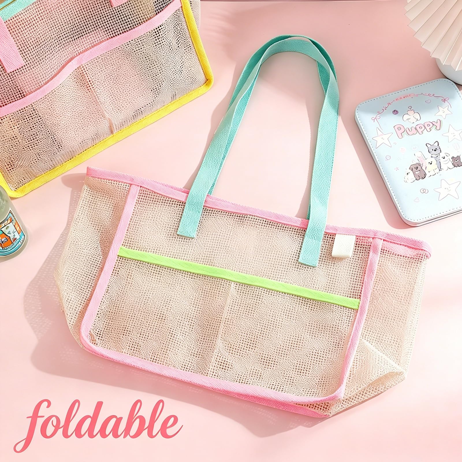 Beach Bags for Women Colorful  - Travel Accessories Pouch review and price