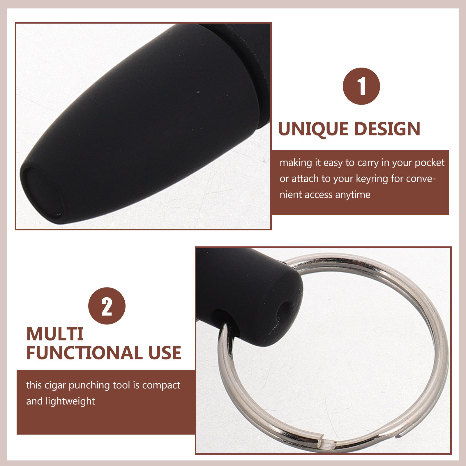 Cigar Cutter Keychain Punch En - Travel Accessories Drawing review and price