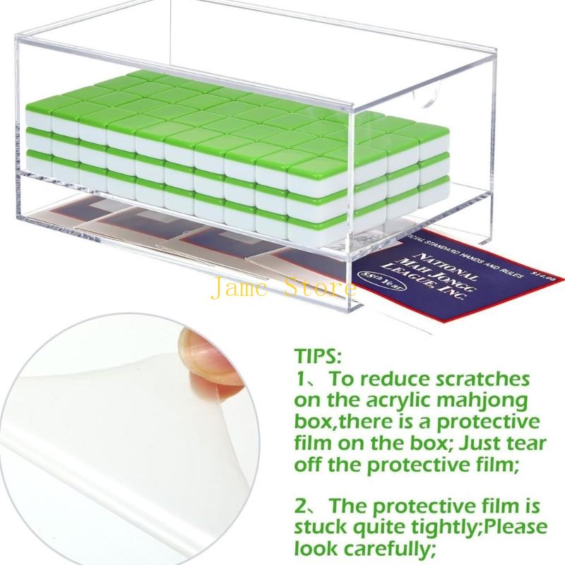 LX0B Acrylic Mahjong Card Orga - Travel Accessories Organiser review and price