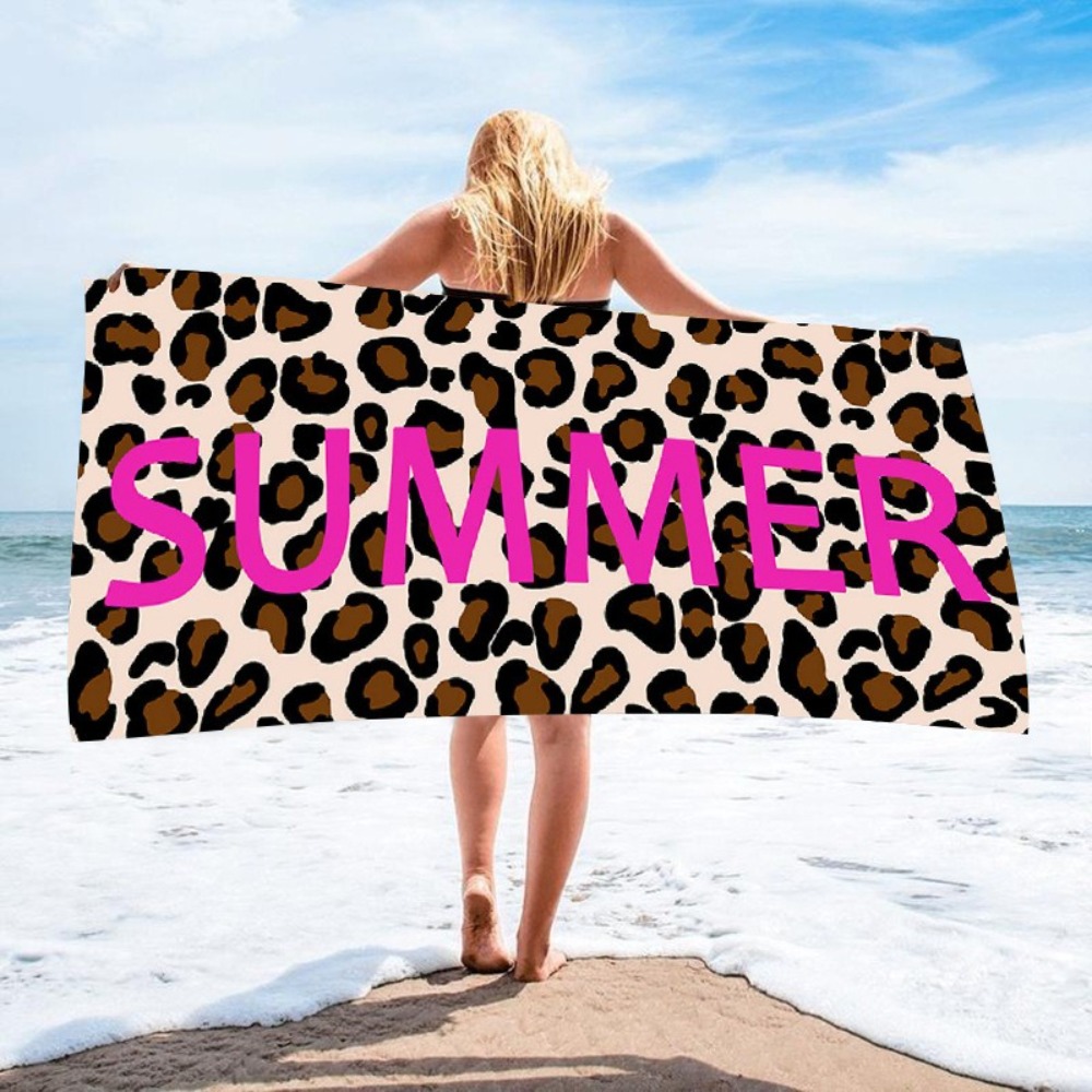 Leopard Print Bath Towel 70x14 - Travel Towel Quick Dry review and price