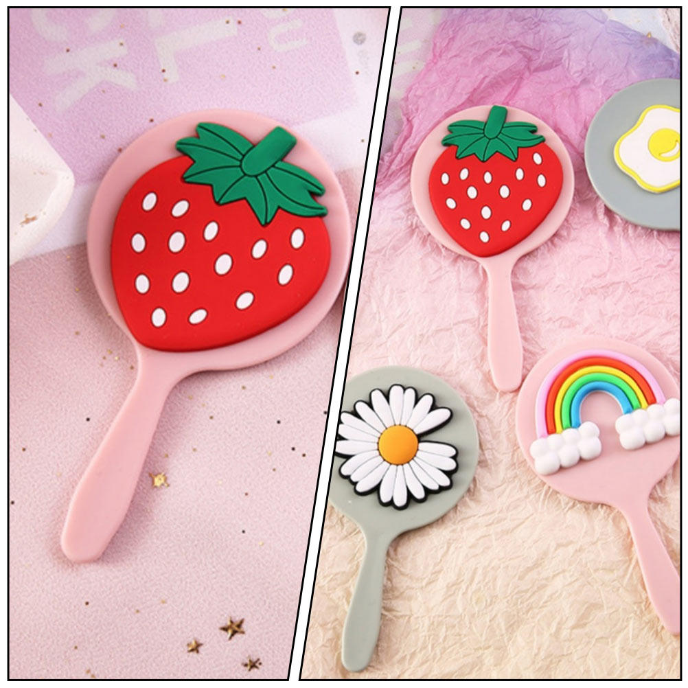 Handheld Strawberry Makeup Mir - Travel Accessories Needed review and price