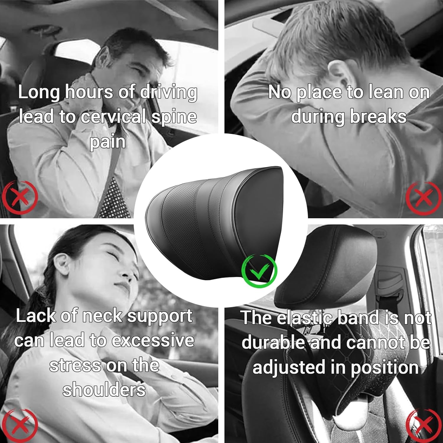 Ergonomic 3-Point Neck Support - Travel Accessories Pillow review and price