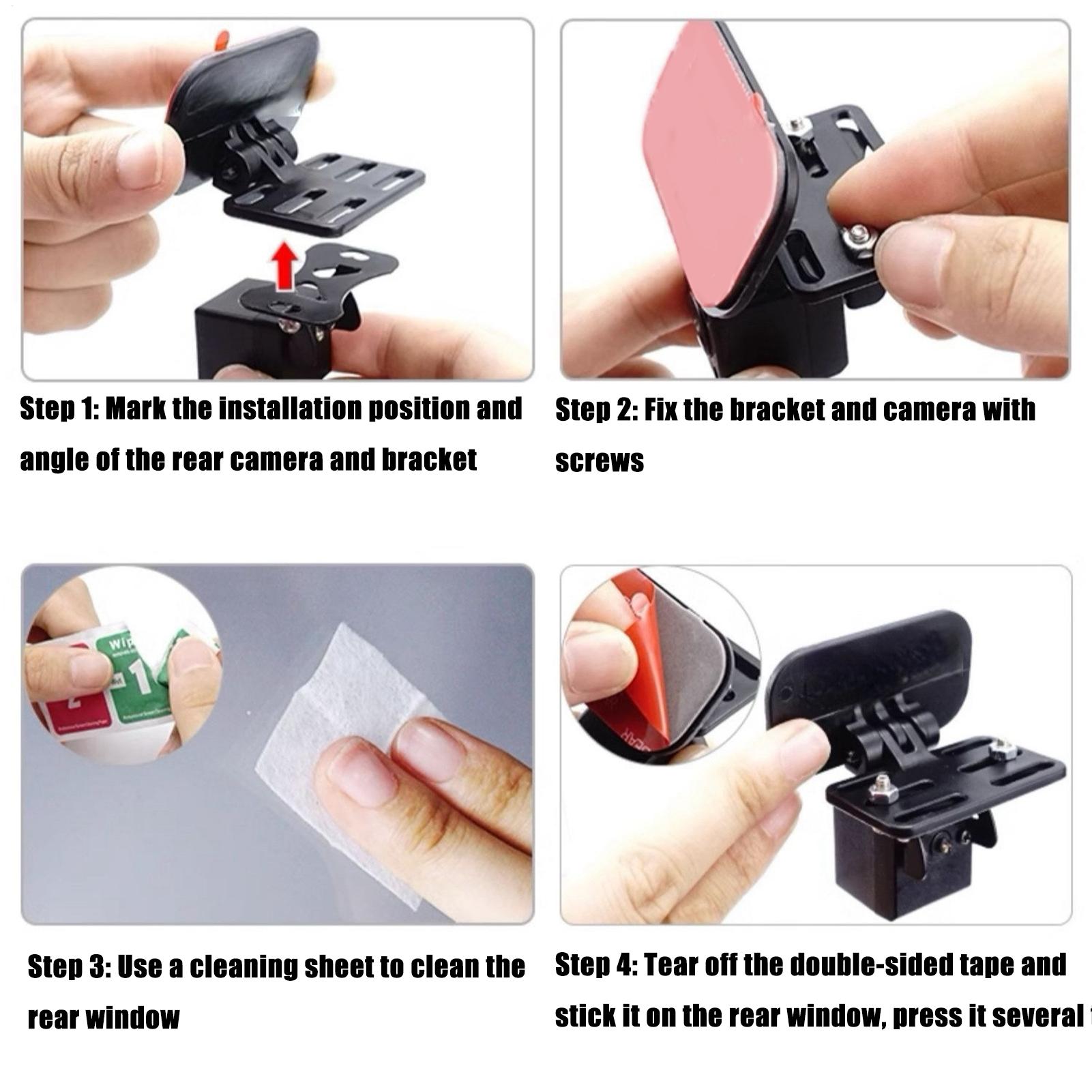 Rear Dash Cam Window Mount Sta - Travel Accessories In Car review and price