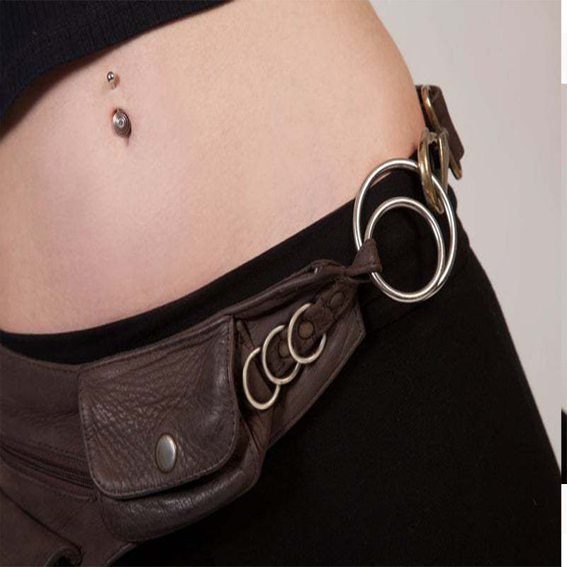 Steampunk Handmade Leather Uti - Travel Accessories Hip Belt review and price