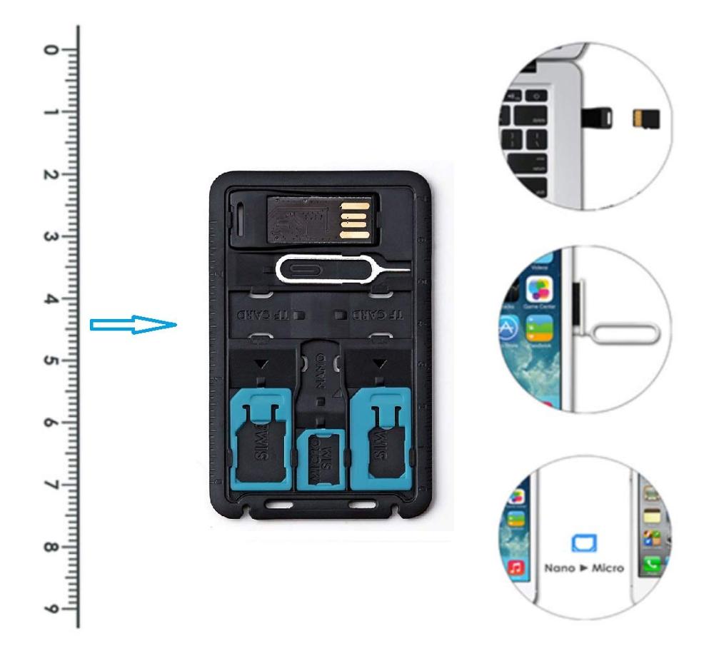 5 in 1 Universal Mini SIM Card - Sim Card Holder Case review and price