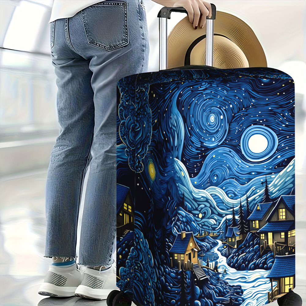 1PC Van Gogh-style printed lug - Travel Van Accessories review and price