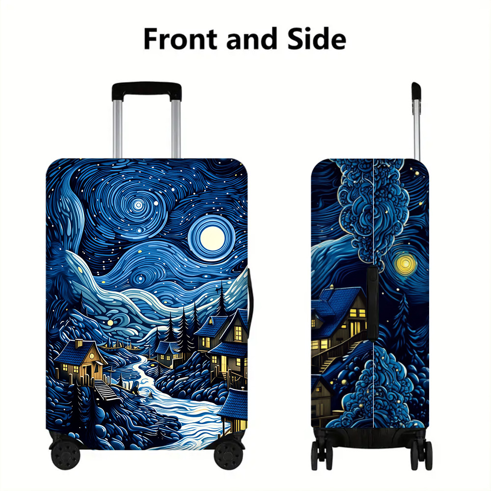 1PC Van Gogh-style printed lug - Travel Van Accessories review and price