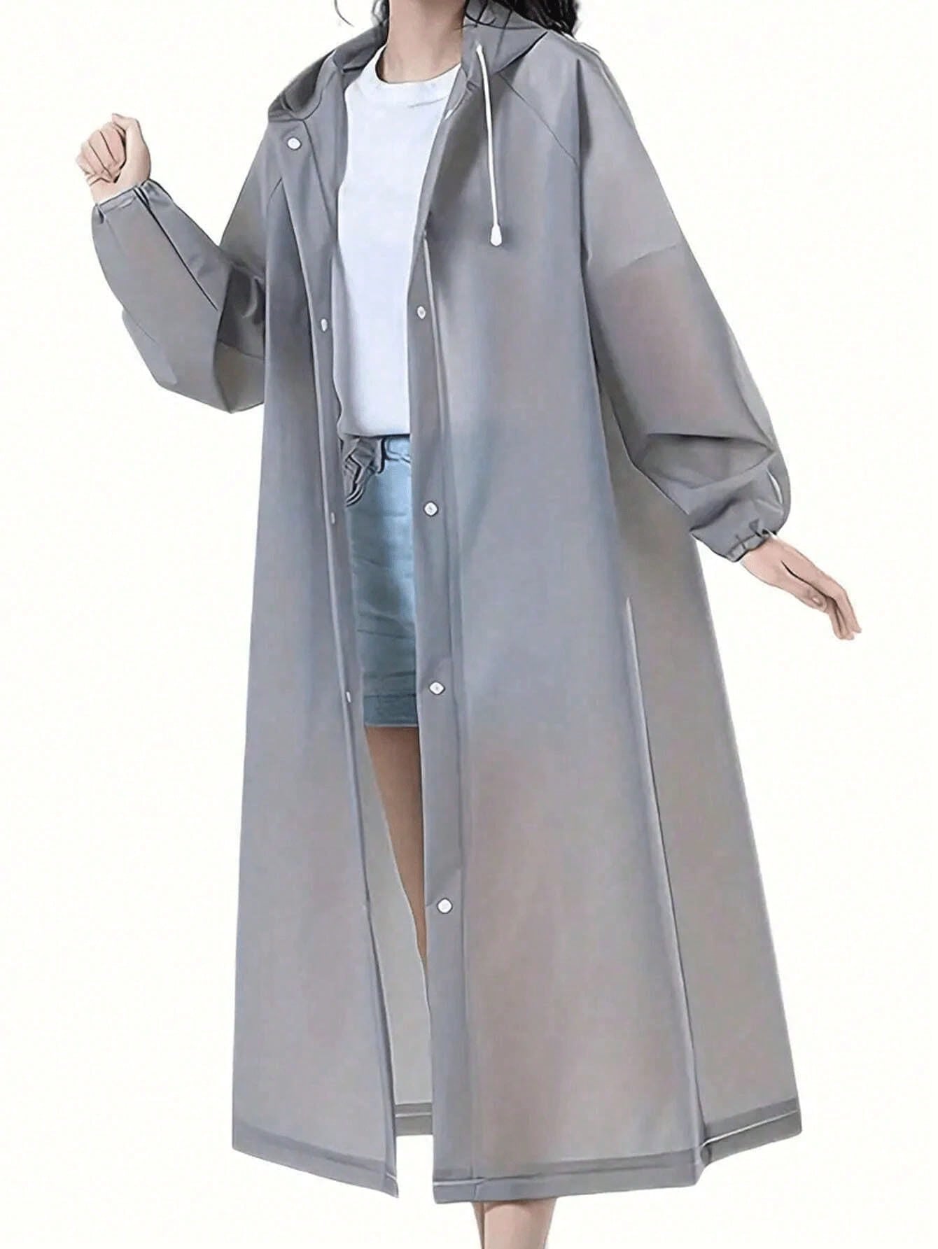 Long EVA Unisex Raincoat Thick - Travel Accessories Needed review and price