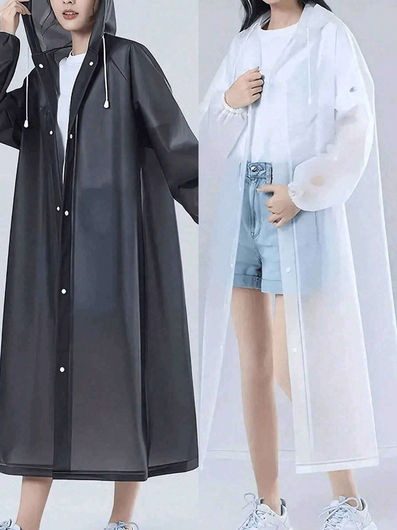 Long EVA Unisex Raincoat Thick - Travel Accessories Needed review and price