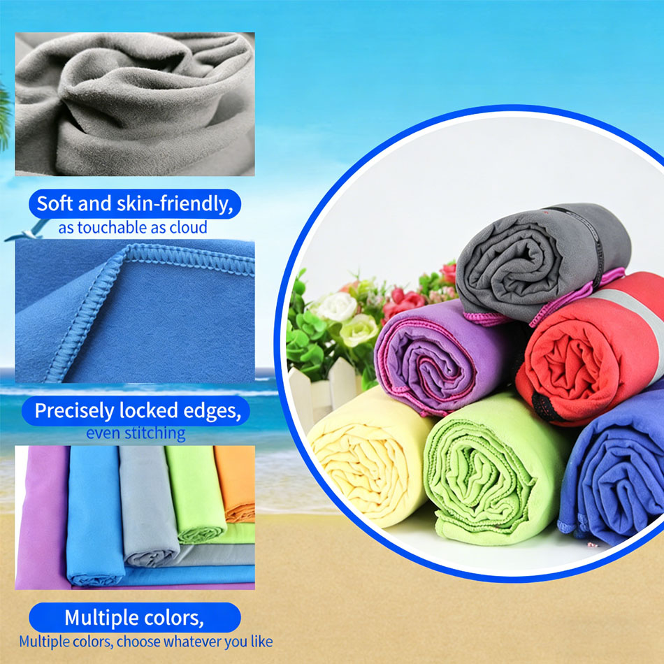 1PC Microfiber Beach Towel Qui - Travel Towel Quick Dry review and price