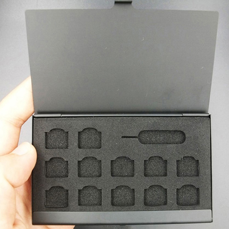 New 12-Slots-NANO+1-Slot-Card- - Sim Card Holder Case review and price