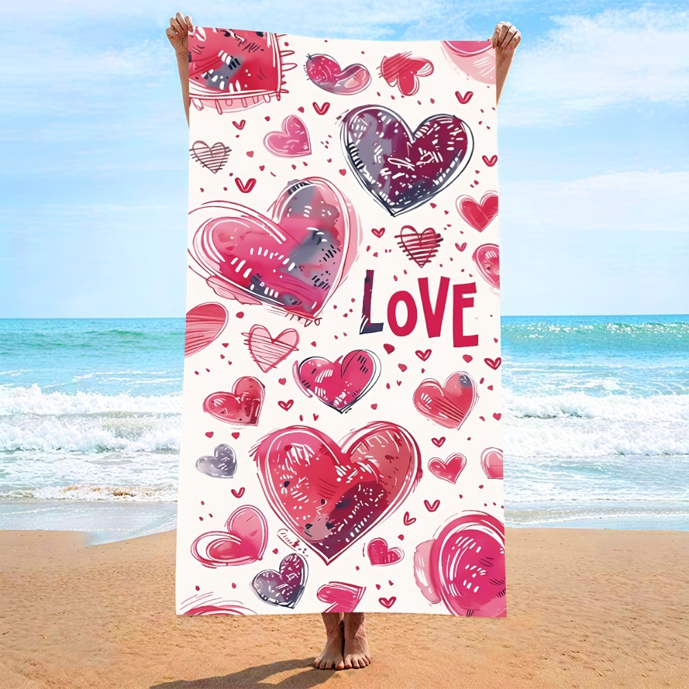 Heart Symbol Bath Towel 27x55i - Travel Towel Quick Dry review and price