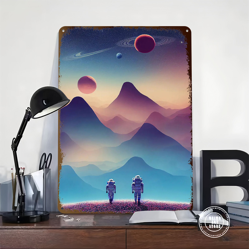 Astronaut Traveling Poster Cus - Travel Accessories For Europe review and price