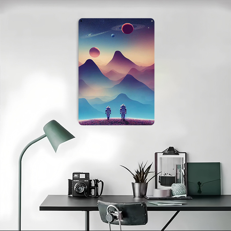 Astronaut Traveling Poster Cus - Travel Accessories For Europe review and price
