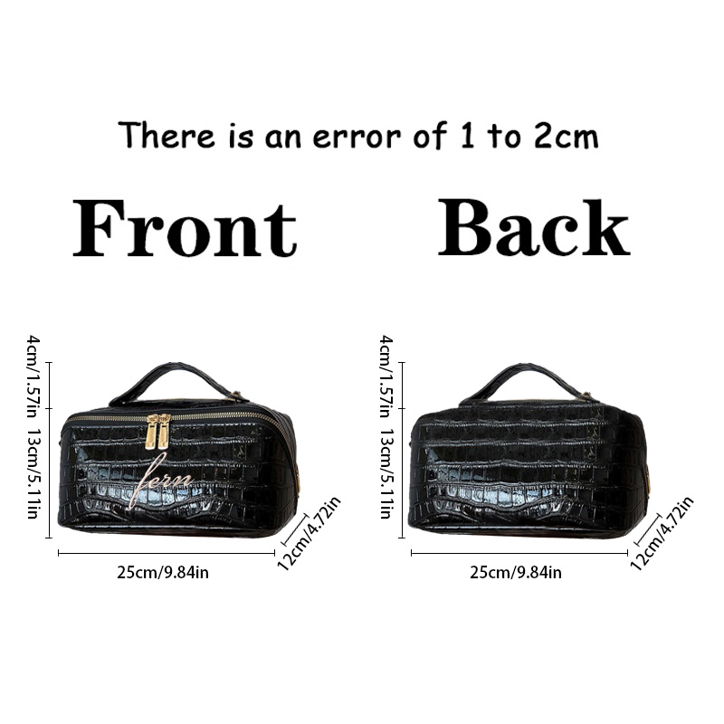 Embroidered Croc Makeup Bag Pe - Travel Accessories Present review and price