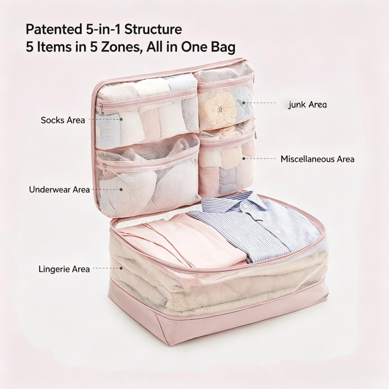 Compression Packing Cubes 5-in - Travel Accessories Organiser review and price