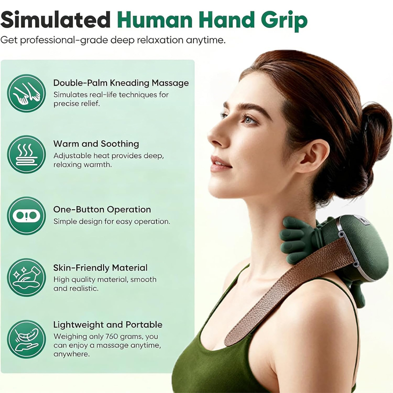 Neck Shoulder Massager, Shiats - Travel Accessories Pillow review and price