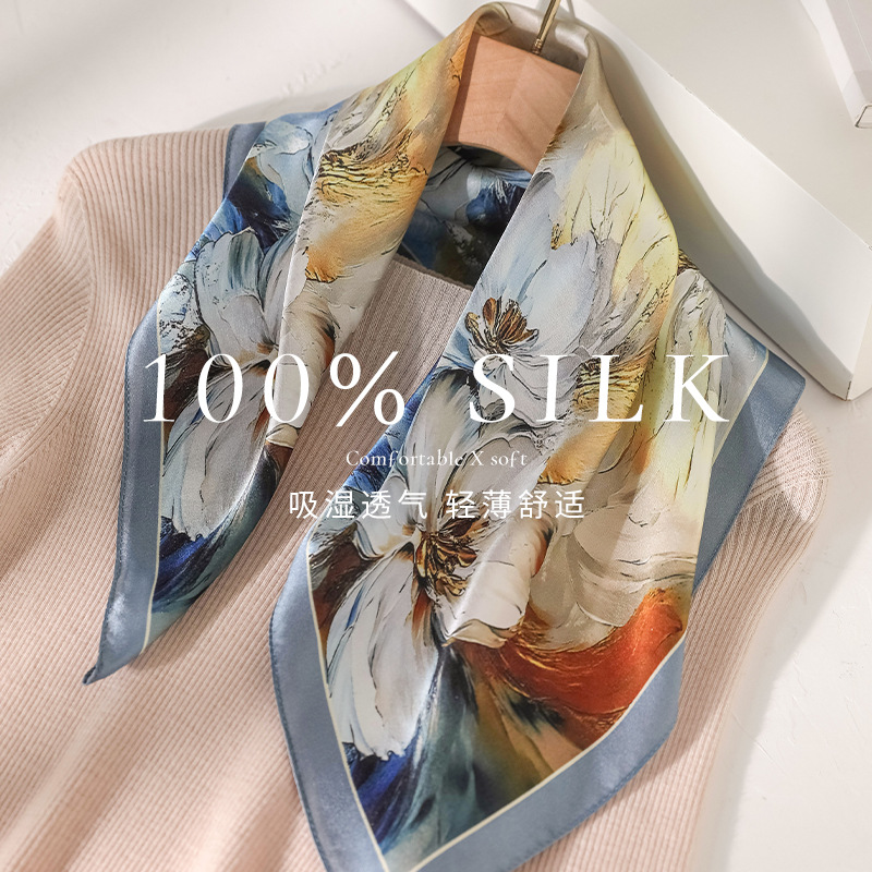 100% Real Silk Scarf Gorgeous  - Travel Accessories Present review and price