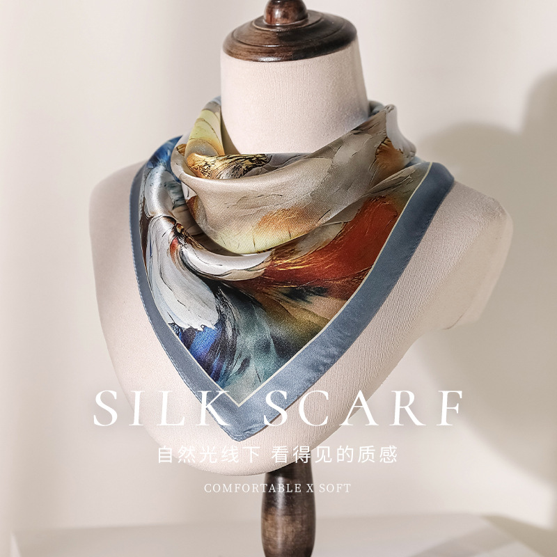 100% Real Silk Scarf Gorgeous  - Travel Accessories Present review and price