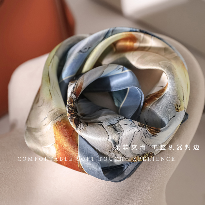 100% Real Silk Scarf Gorgeous  - Travel Accessories Present review and price